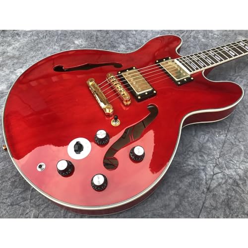 Guitare électrique jazz avec réglages à cinq vitesses intégrés