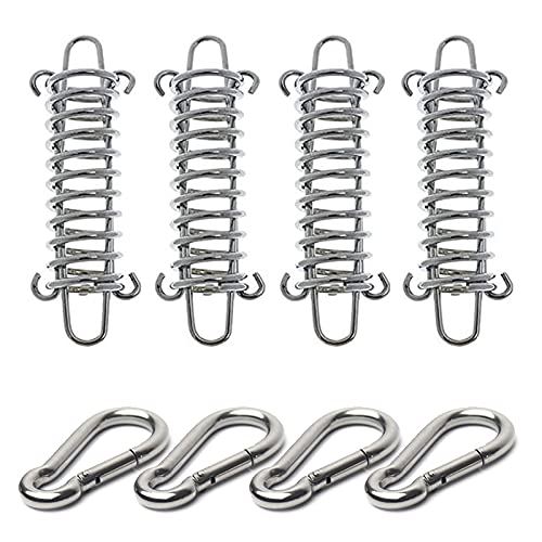 Ruikdly Tillbehör dragfjädrar 8 stycken spännfjädrar hoppfjädrar solsegel dragfjäder hoppfjädrar höghållfast fjäderspänne spännfjäder fjäderfjädrar för tält markiser campingtillbehör