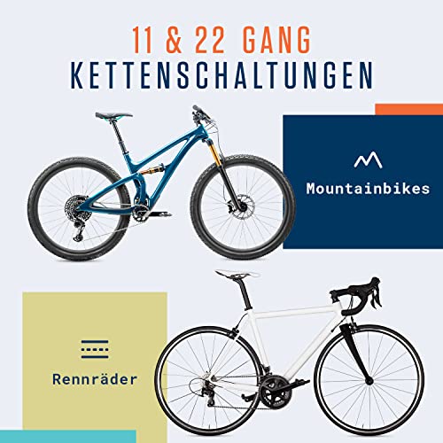 Fahrradkette 11-fach Alphatrail Parker 116 Glieder für Shimano, SRAM und Campagnolo