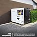 Hyundai Silenced Standby Diesel Generator 5.2kW/ 6.5kVA, Electric Start & Single Phase Low noise sound attenuated canopy with large 13L fuel tank