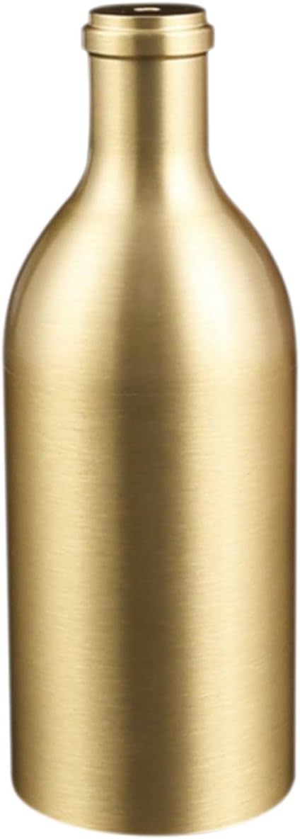 PATKAW Brass Toothpick Dispenser and Holder with Bottle Opener, Portable and Space-saving Toothpick Box for Home and Hotel Use, Stylish Golden Tabletop Accessory