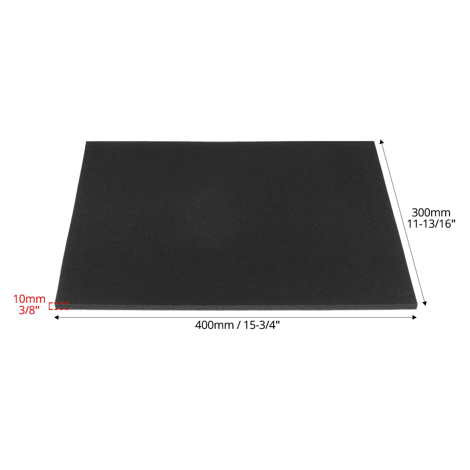 Rembourrage Mousse Polyuréthane Découpable 30x30x2,5cm - Protection Pour Boîtes à Outils Et Appareils Photo
