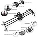 Camera Slider Track Dolly Slider Rail System with Motorized Time Lapse and Video Shot Follow Focus Shot and 120 Degree Panoramic Shooting 31