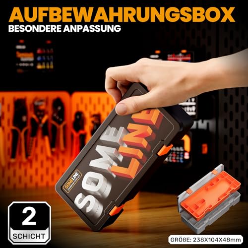 SOMELINE Crimpzangen Set, 6 Arten [0,25-2,5mm²] Flachsteckhülsen Set, Flachsteckhülsenzange, Spade Steckverbinder Krimpzange, Crimpzangen Tool, Crimp Zange, Crimpwerkzeug, Crimp Tool, Presszange