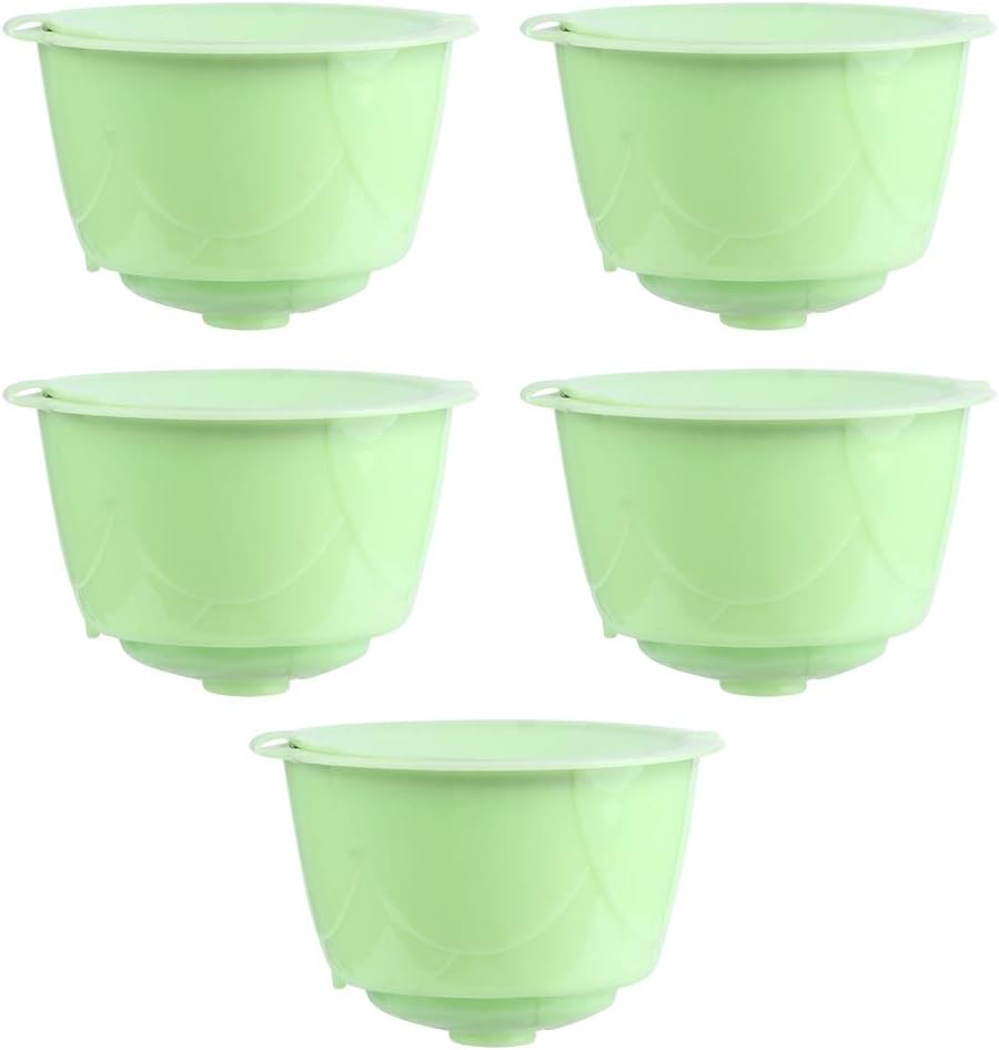 Amazon.com: Cápsulas de café recargables 5 cápsulas de plástico  reutilizables para cafetera Nespresso, Dolce Gusto, accesorios para máquina  de café : Hogar y Cocina