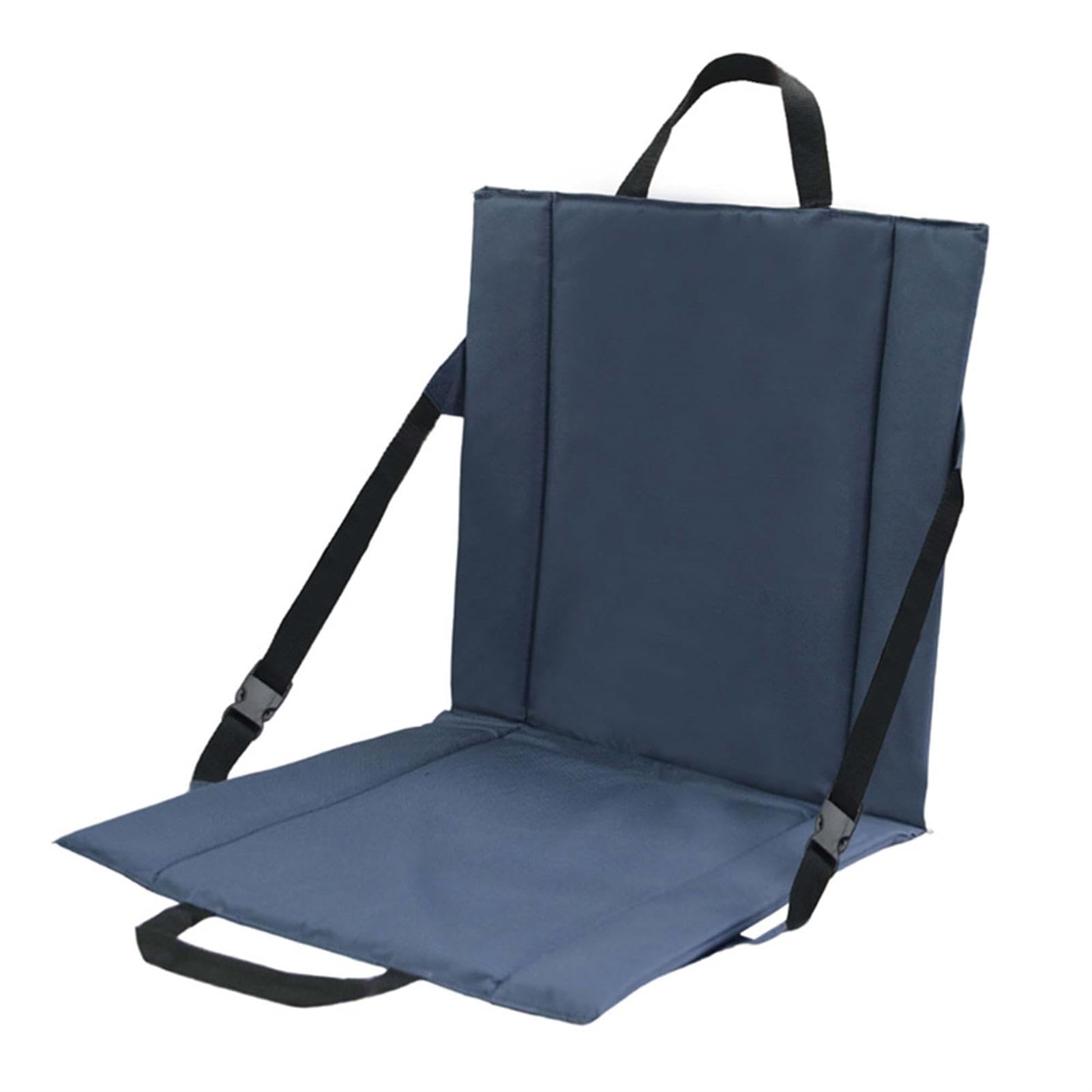 Coussin de gradin pliable contre le mal de dos lors des activités sportives extérieures