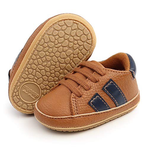 Image of RVROVIC Baby Boys Girls Anti-Slip Sneakers Soft Ankle Boots Toddler First Walkers Newborn Crib Shoes