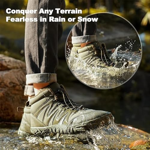 Giltpeak Waterproof Winter Barefoot Shoes, Hiking Boots Pro Non-Slip Waterproof Winter, Mens Womens Winter Barefoot2
