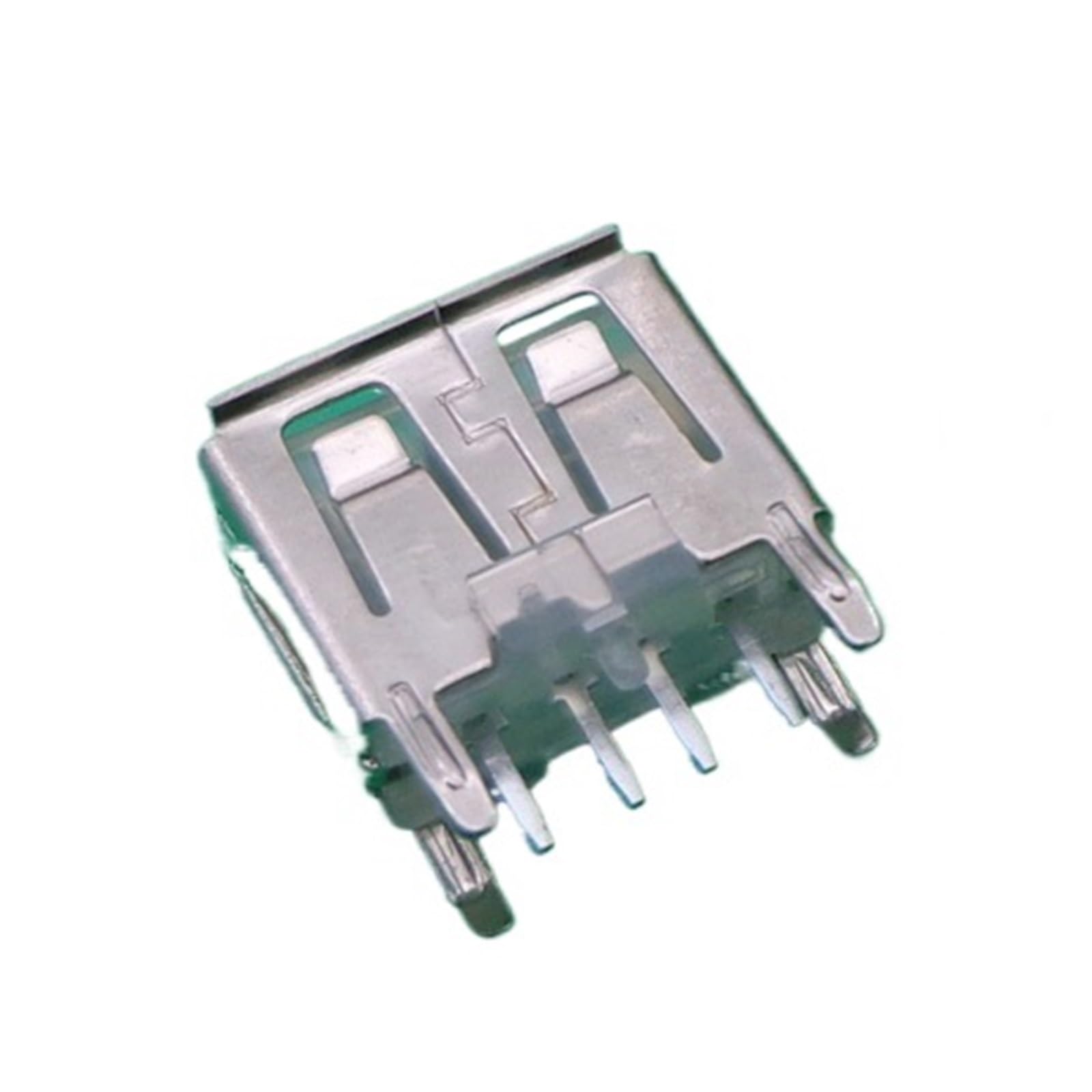 100 sztuk płyta główna laptopa 2.0 USB 4pin 4 Pin DC biały typ A płaski kąt 180 stopni żeńskie złącze PCB gniazdo wtyk typu jack