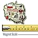 Poland Jumbo Country Map Magnet by Classic Magnets, 3D Rubber Vintage-Style Collectible Souvenirs and Gifts Made in The USA