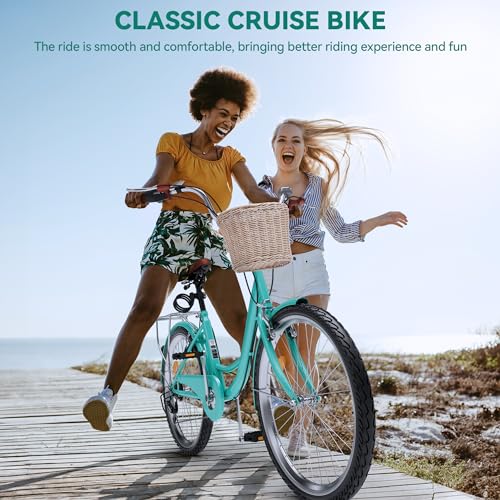 Yitahome MAYIHVPNSC 24 & 26 Inch Beach Cruiser Bike For Women thumb #6