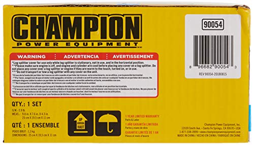 Champion Weather-Resistant Storage Cover for 15-27-Ton Log Splitters by Champion Power Equipment - Image 3