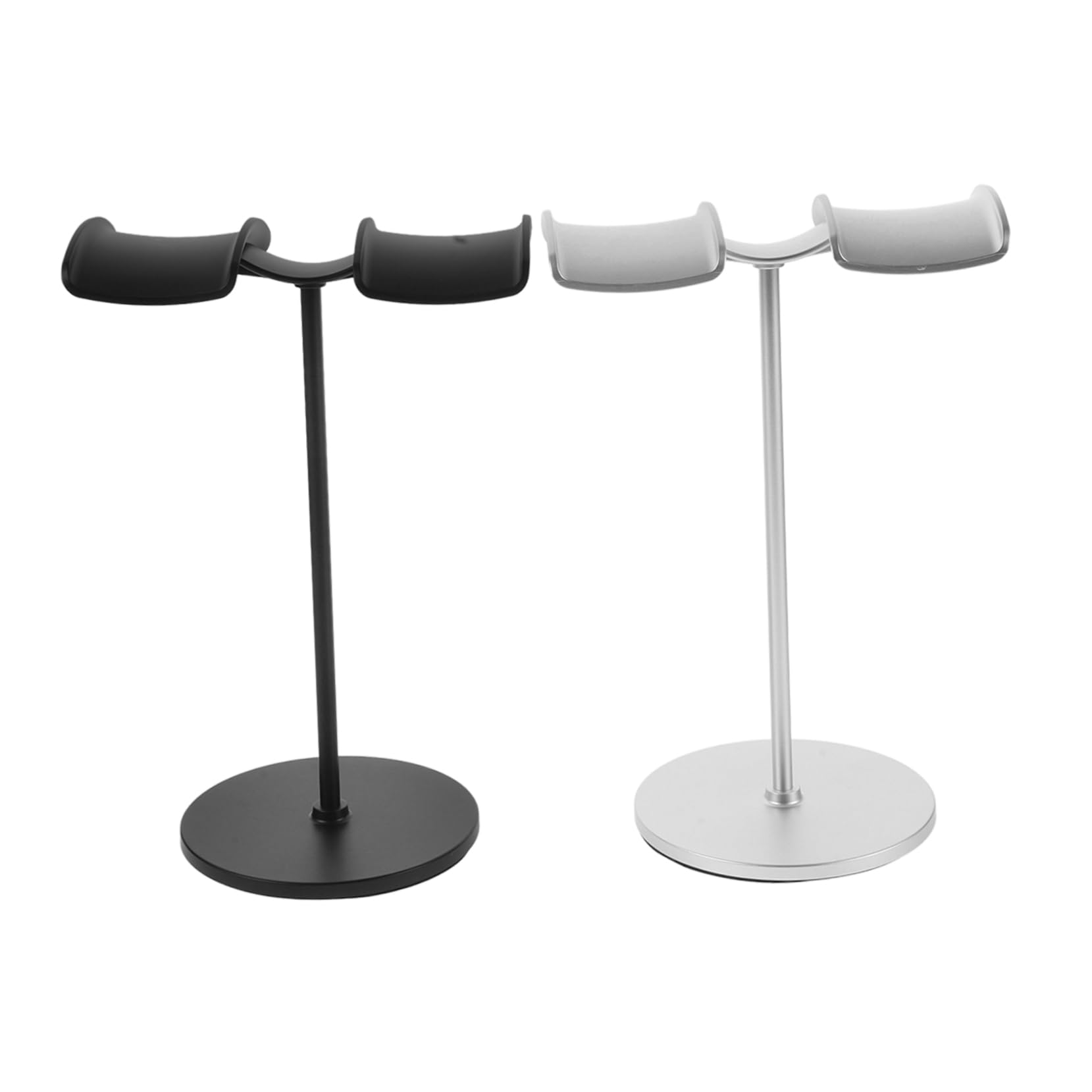 Support pour Casque Audio de Bureau en Plastique, Lot de 2, Surface Lisse, Pratique et Polyvalent pour Chambre D’étude et Hôtel