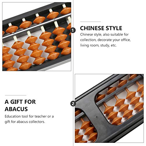 STOBOK 23 Dígitos Ãbaco de Madeira Soroban Calculadora Chinesa Vintage Ferramenta de Contagem Japone