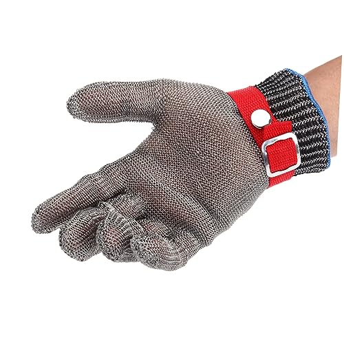 Moufles de travail anti-coupures pour bouchers en acier
