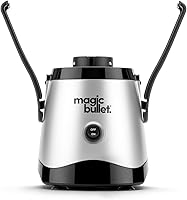 Vista 4 de Magic Bullet® Mini Exprimidor, Ahorro de Espacio en la Encimera, Canal de Alimentación de 2 Pulgadas para Frutas y Verduras, 400W, Diseño Compacto