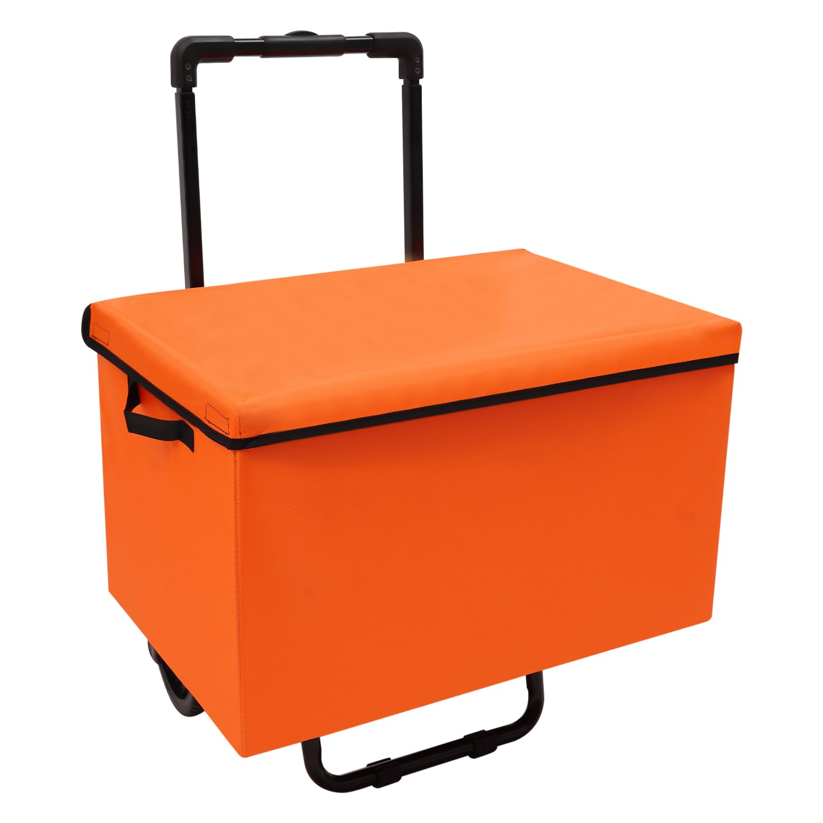 festival trolley， Portable Folding Market Cart, Canopy, Green, 120cm(Naranja)