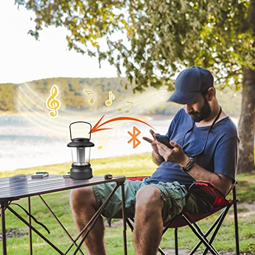 Outdoor Bluetooth Lantern Speakers with Light, Bluetooth Speaker Lamp