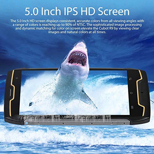 CUBOT King Kong (2018) IP68 Waterproof Rugged Smartphone Unlocked, 4400mAh Big Battery, 3G WCDMA Dual-SIM, Android 7.0, 2GB RAM+16GB,Compass+GPS, Shockproof, Dustproof - Thumbnail 2