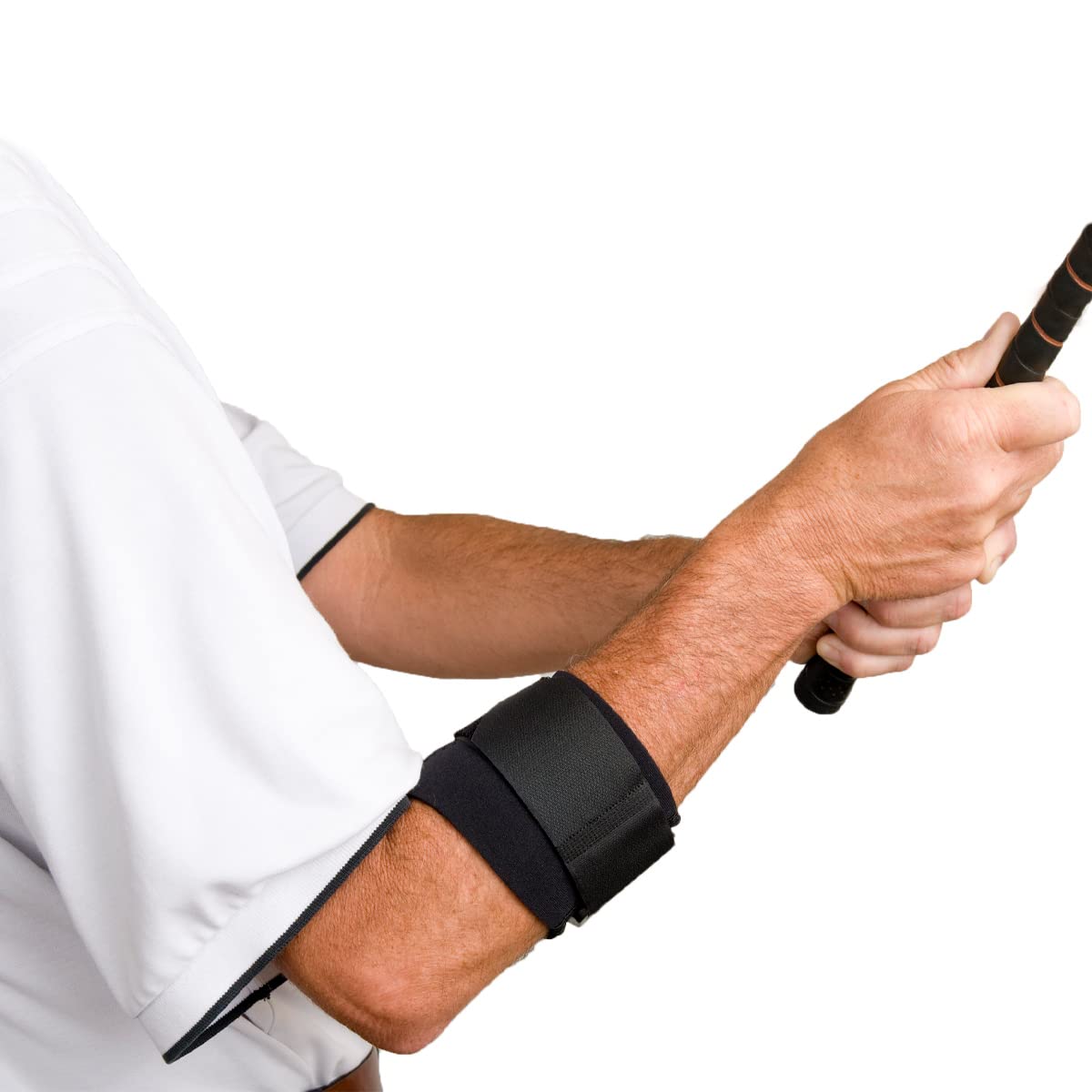 Cho-PatGolfer's Elbow Support - Provides Forearm Support, Stabilizes Muscles, Alleviates Pain - Developed in Cooperation w/MAYO CLINIC - Medium (9.5"-11")