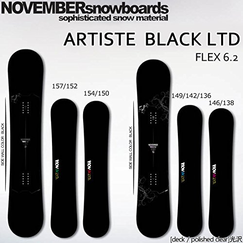 Amazon | 16-17 NOVEMBER スノーボード ARTISTE BLACK LTD 