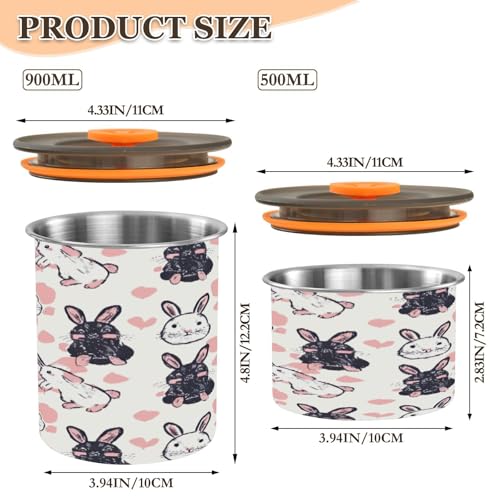 Envase hermético para café acero 900 ml ATTX miniatura 2