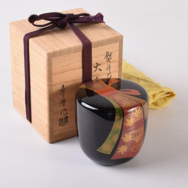 Amazon.co.jp: 茶道具 山中塗 竹内幸斎作 熨斗蒔絵 大棗 共箱 V 7212 