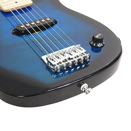 Saturnpower 30" Beginner Electric Guitar With 5W Amp And Accessories Pack Guitar Bag For Kids/Girls/Boys/Beginners (Blue) #TOP3