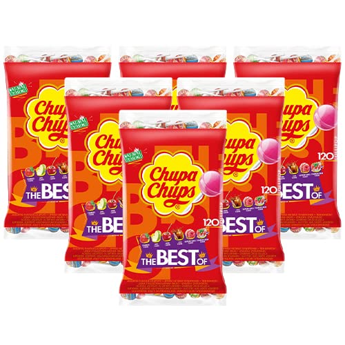 Chupa Chups Lollipops The Best of (torba uzupełniająca) - 6 x 120 szt