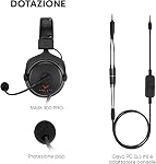 beyerdynamic MMX 300 PRO Closed Gaming Headset with Stellar.45 Driver and Condenser Microphone, Wired Gaming Headset Suitable for PC, Xbox, PlayStation and Nintendo Switch. Handmade in Germany