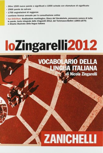 ZINGARELLI*2012+DVDR COF ZINGARELLI*2012+DVDR COF