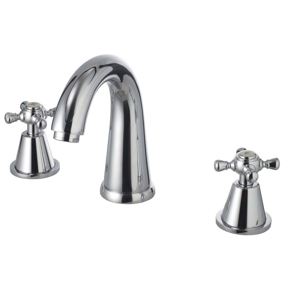 Clever 98426 Grifo de Lavabo Bimando 105Mm With2 Antigona, Elegance, Cromado