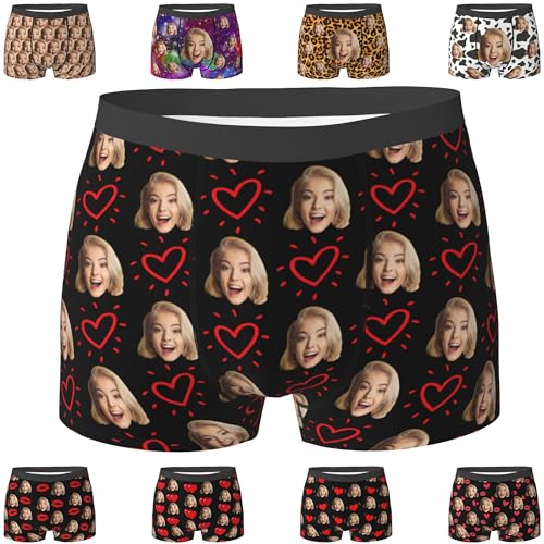 Personalized Custom Boxers For Men - Funny Face Custom Underwear
