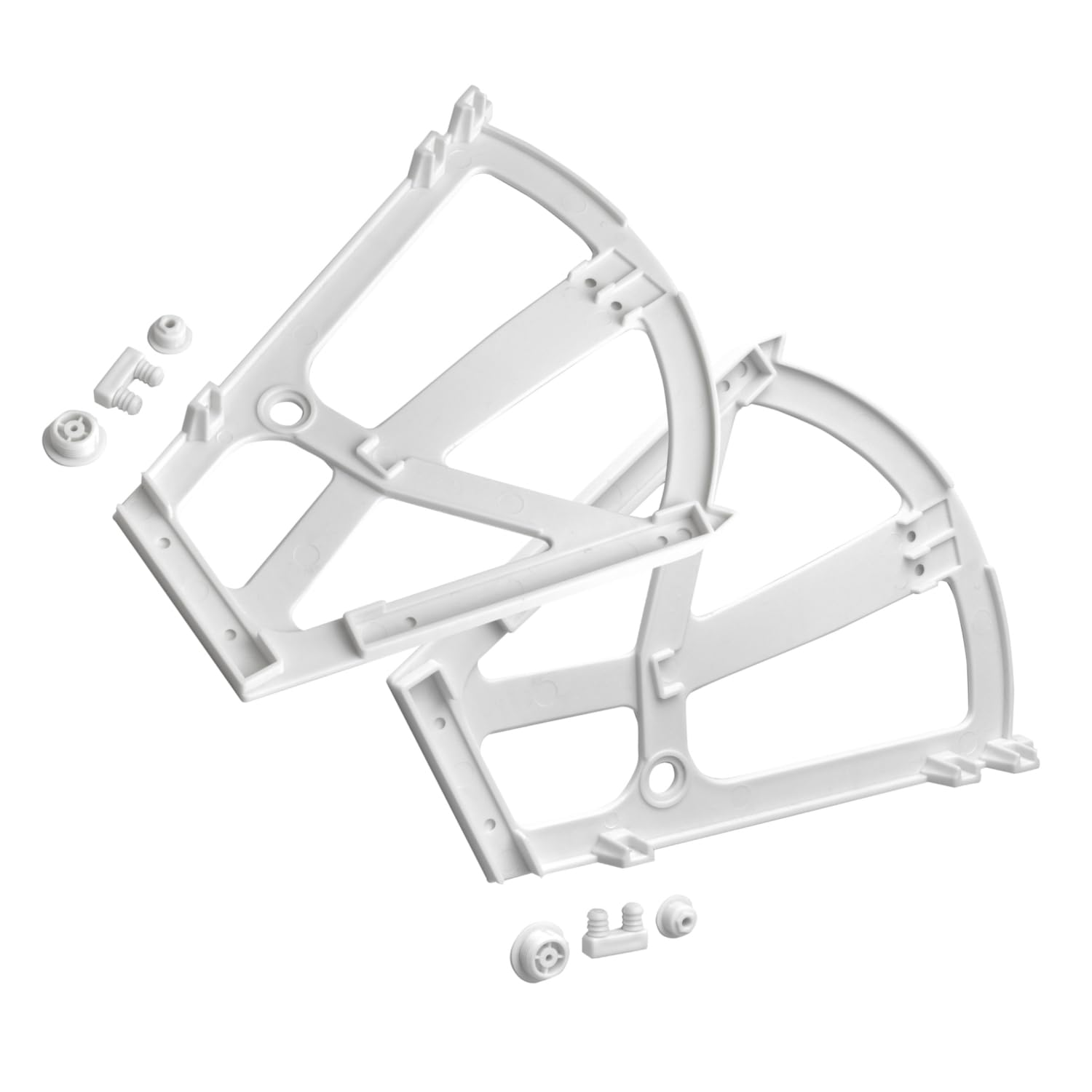 Gtv (White) Hinges For Shoe Storage Cabinet Shelf Drop Down Hinge Flip Open Bench Bracket White