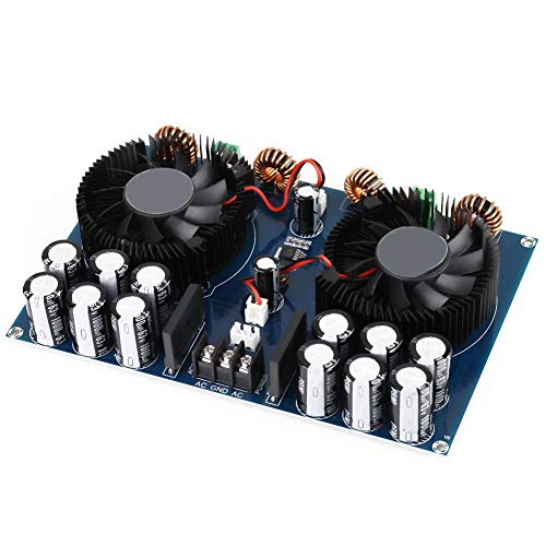High Power Amplifier Board 2 x 420W Dual Channel TDA8954TH Digital Audio Power Amplifier Board Subwoofer Stereo Audio Amp Board with Cooling Fan