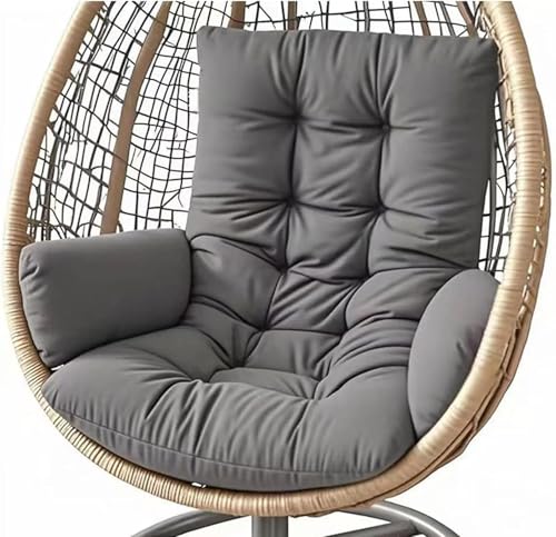 JIcloun Coussin de Chaise en Forme d'oeuf,Coussin de Chaise Suspendu,Coussin de Jardin, Coussin de Remplacement pour Chaise D'oeuf Suspendue Intérieur et...