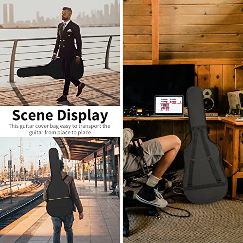 Housse de protection rembourrée imperméable pour guitare acoustique de 99,1 cm, 101,6 cm, 104,1 cm, avec poche et… - Les Beatles, Paul McCartney, John Lennon, RIngo Starr, George Harrison Housse de protection rembourrée imperméable pour guitare acoustique de 99,1 cm, 101,6 cm, 104,1 cm, avec poche et… – Image 8