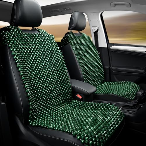Natural Wood Bead Seat Covers Suitable, for Suzuki Reno 2004 2005 2006 2007 2008, Featuring Massage...