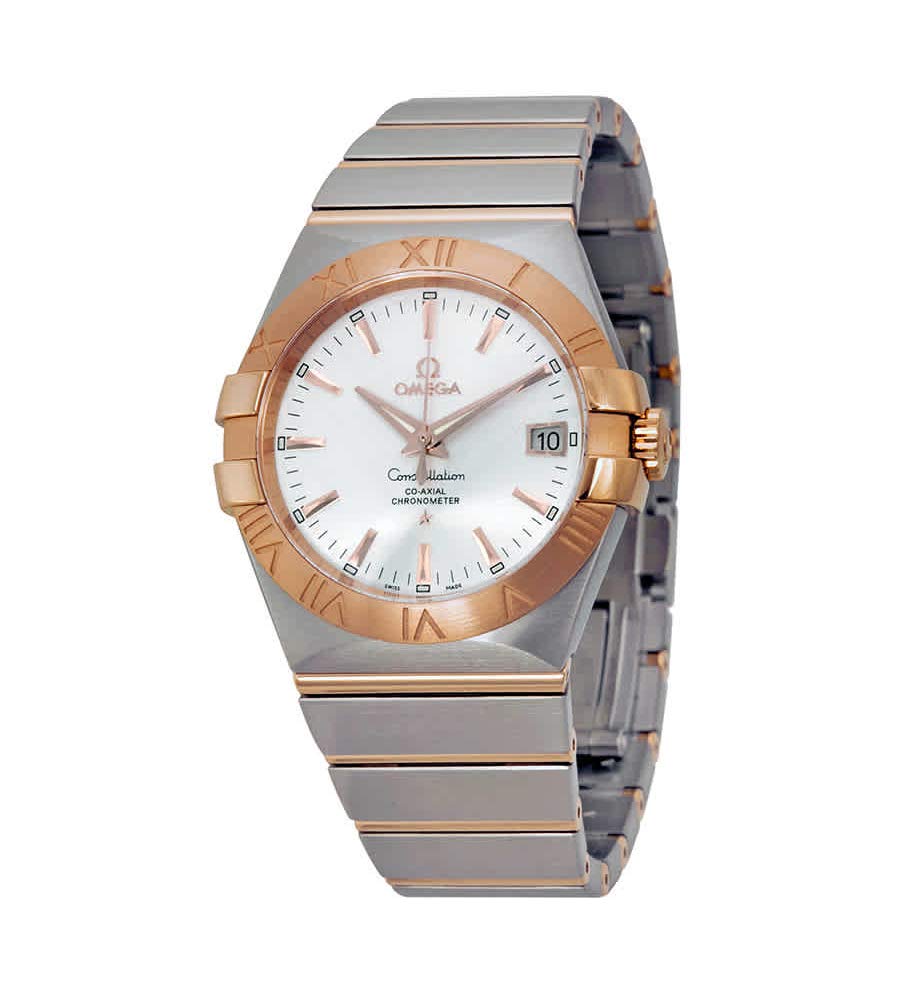 OmegaConstellation Automatic Chronometer Silver Dial Men's Watch 123.20.35.20.02.001