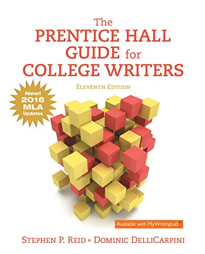 Prentice Hall Guide for College Writers, The