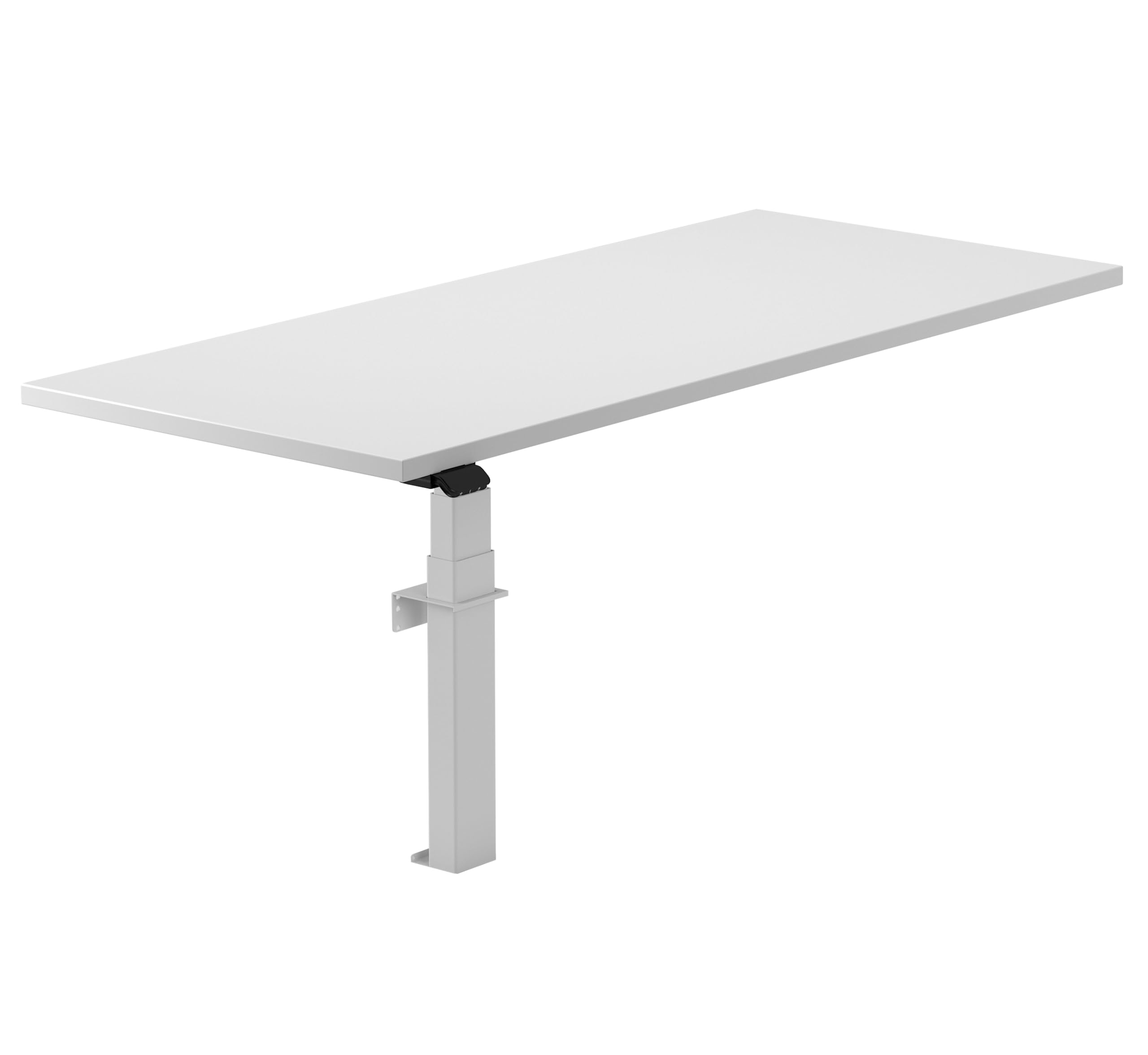 Linak Wall Solo - Elektrischer Wandtisch - Weißes Gestell/Ohne Tischplatte