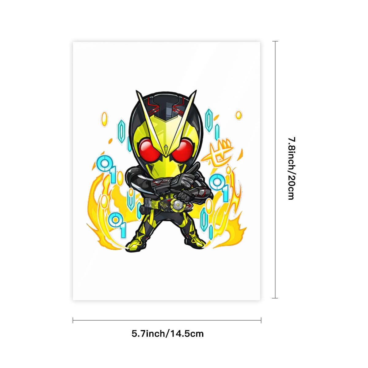 Amazon.co.jp: ステッカー 仮面ライダーゼロワン PVC 防水シール