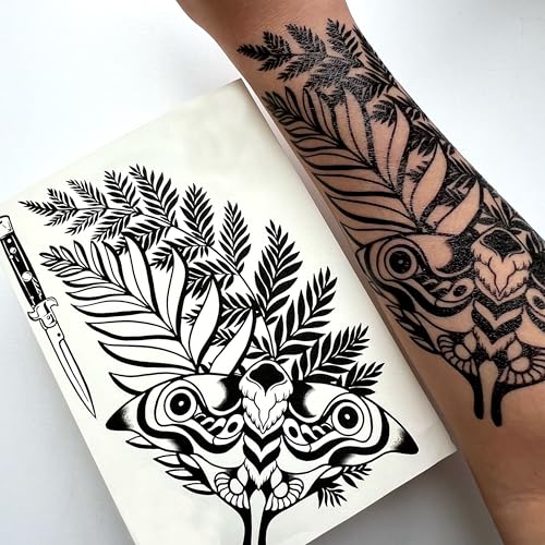 Ellie's Temporary Tattoo Last of US | Waterproof Fern and Firefly Tattoo Inspired Transfer | 3–7...