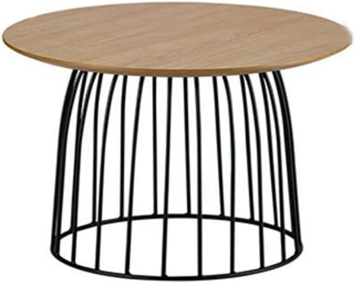YUMEIGETables Sofa Side End Tables Living Room， Coffee Table Round Industrial