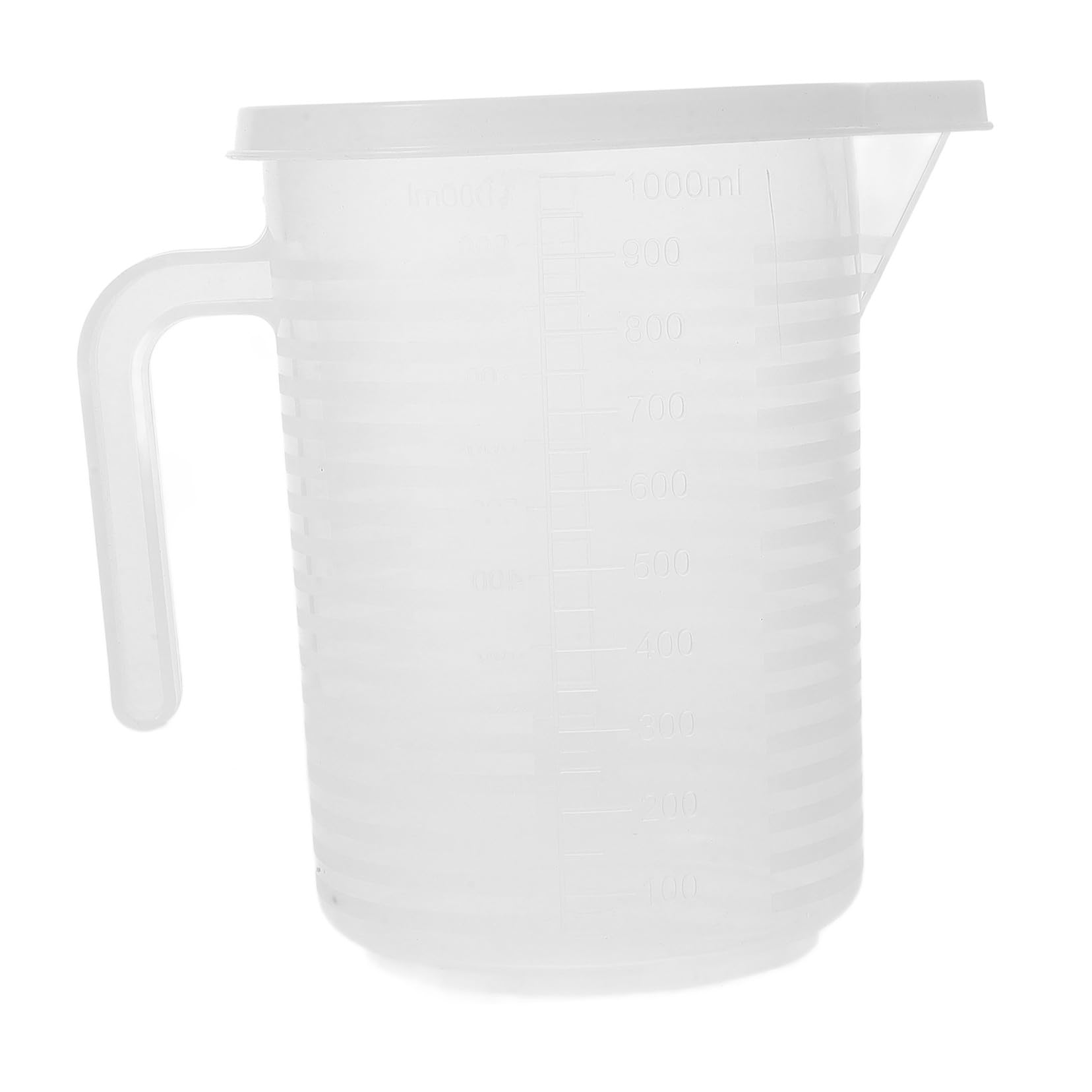 IMIKEYA 3 Piezas taza medidora jarras de té helado vaso de precipitados graduado taza de gran capacidad vaso medidor taza de medir portátil tazas medidoras el plastico Reutilizable
