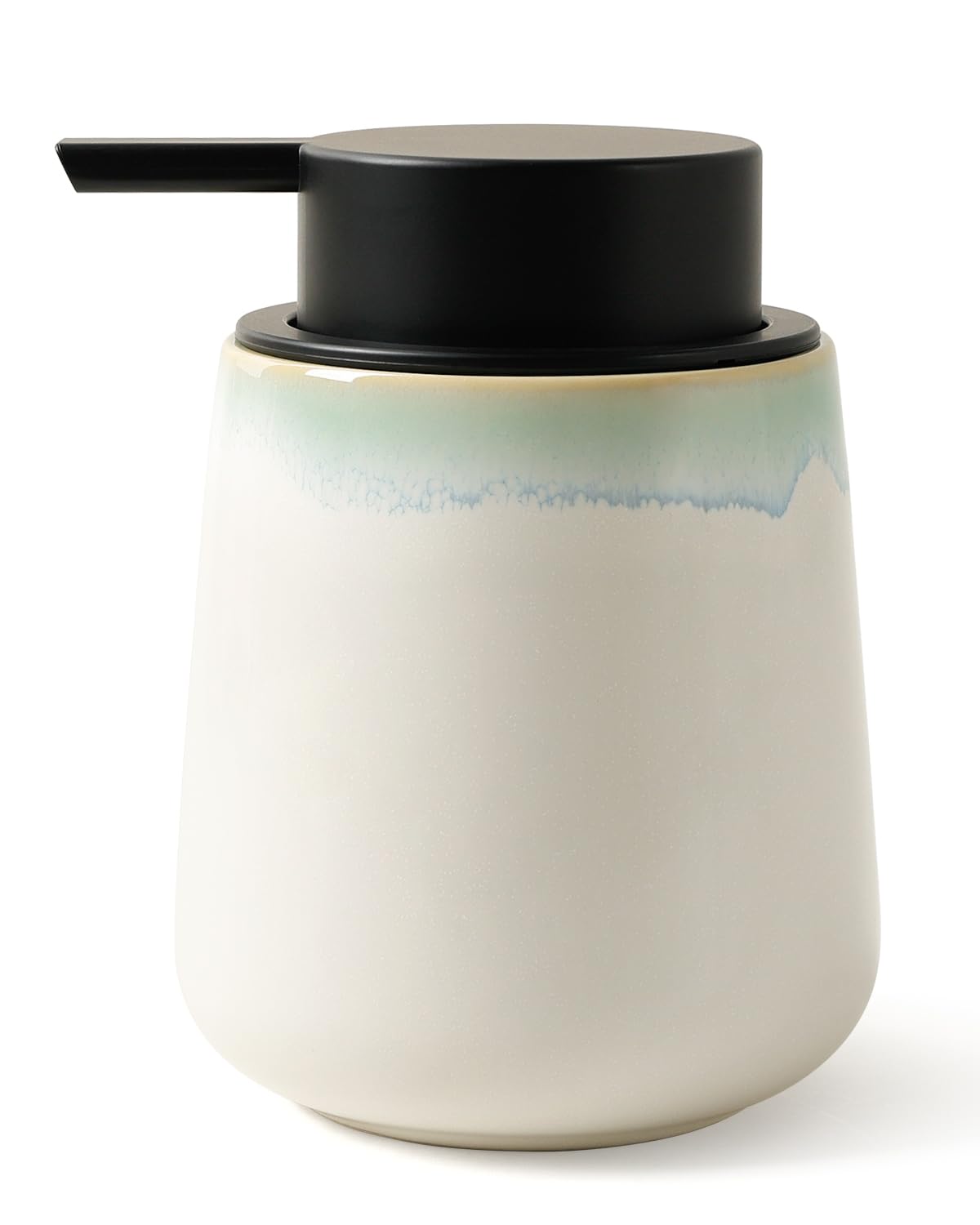 BosilunLife Ceramic Dish Soap Dispenser for Bathroom 12Oz,Liquid