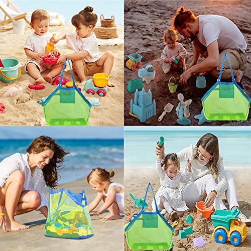 Borsa per Giocattoli da Spiaggia,2 Pezzi Borsa a