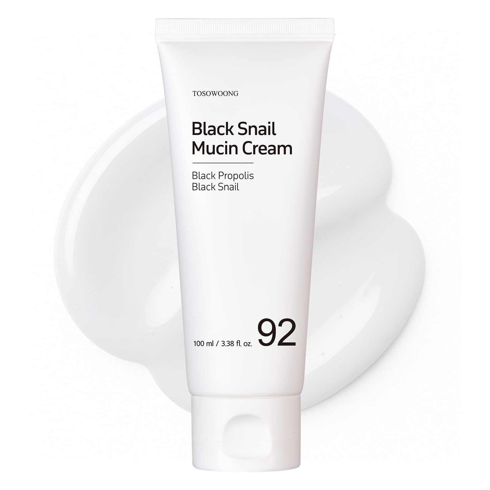 Amazon.com: TOSOWOONG Black Snail Mucin 92% Face Cream, 920,768ppm