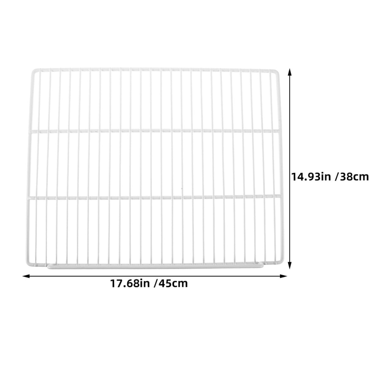 Estante del Congelador de Acero Blanco para Refrigerador y Vitrina
