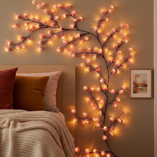 Wrixty Cherry Blossom LED Wall Tree Lights 72 LED - Image 3